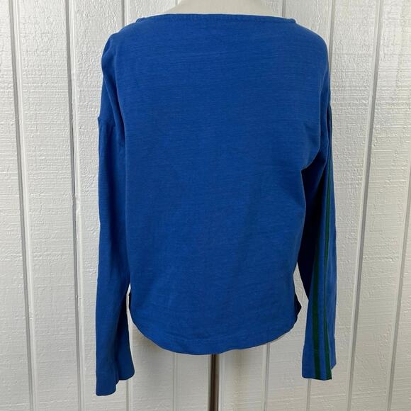 Loft Women Long Sleeve Tshirt Top Lounge Basic Minimalist Essential Blue Size XS - Picture 6 of 8